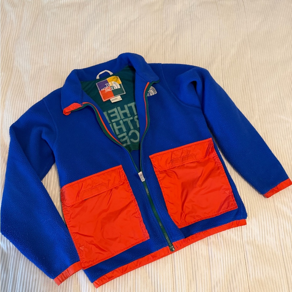 The North Face color block fleece